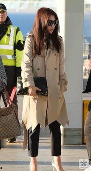 女明星风衣街拍,女明星风衣街拍潮流解析